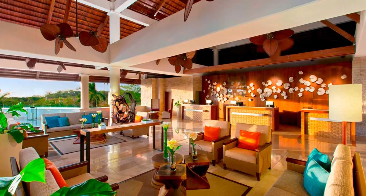 Лобби отеля Westin Reserva Conchal, Коста-Рика