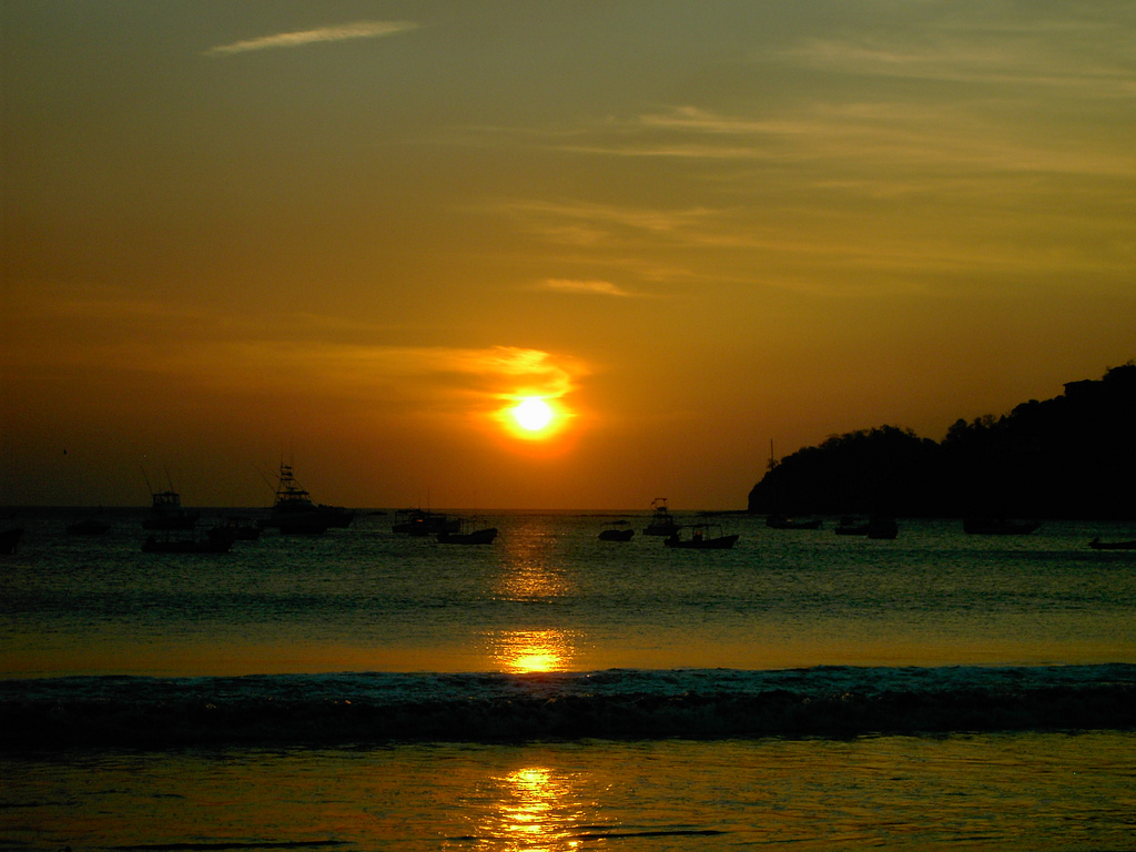 На фото: морской курорт Сан-Хуан-дель-Сур в Никарагуа