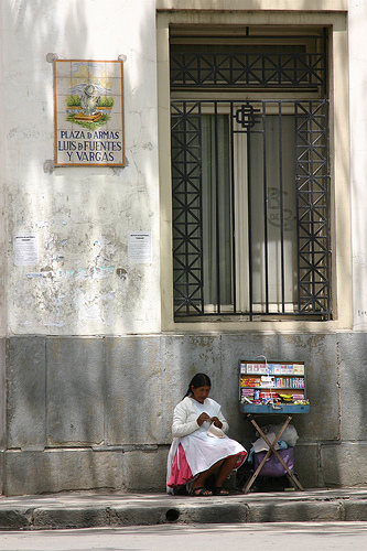 На фото: столица Ла Паз в Боливии