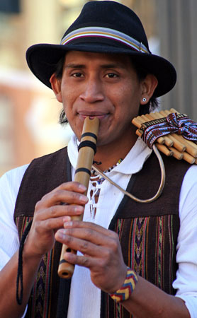 На фото: местный житель Перу