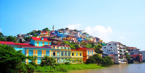 На фото: город Гуаякиль в Зквадоре