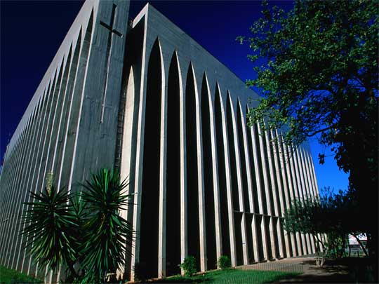 На фото: столица Бразилии, город Бразилиа