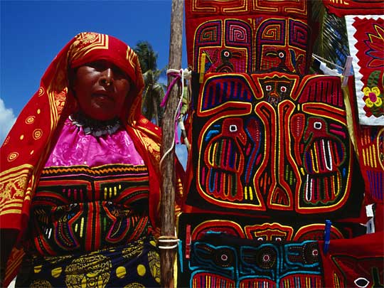 На фото: острова Сан-Блас в Панаме