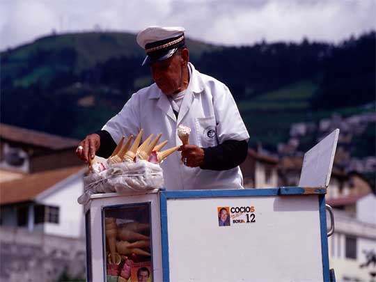 На фото: в столице Эквадора Кито
