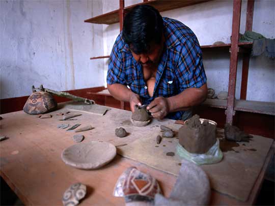 На фото: пустыня Наска в Перу