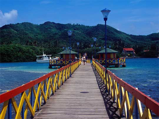 На фото: остров Сан-Андрес-и-Провиденсия в Колумбии