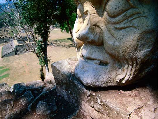 На фото: руины Копана в Гондурасе