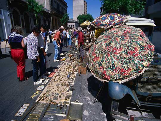 На фото: в столице Уругвая городе Монтевидео