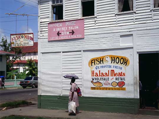 На фото: столица страны Гайана - город Джорджтаун