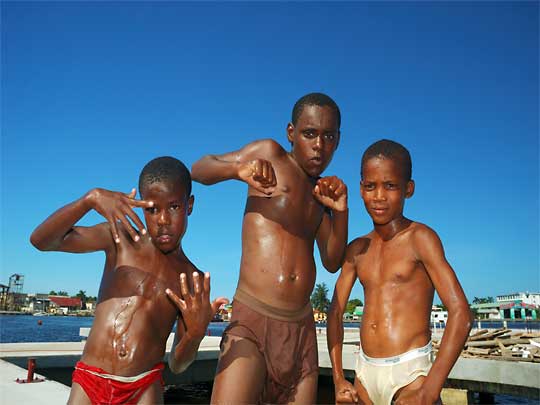 На фото: город Белиз-Сити, в Белизе