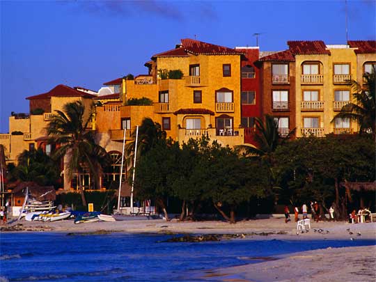 На фото: курорт Канкун в Мексике