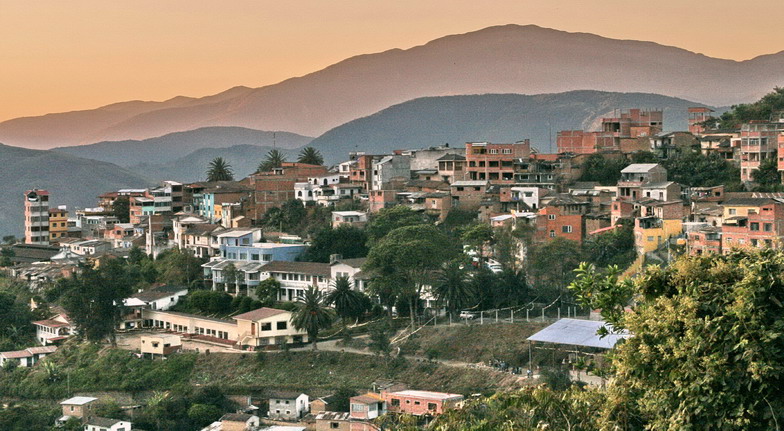 На фото: город Коройко в Боливии 