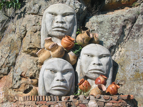 На фото: святилище индейцев в Парагвае