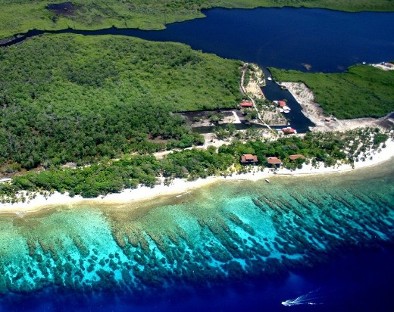 На фото: остров Утила в Гондурасе