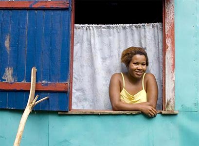 На фото: острова Сан-Блас в Панаме